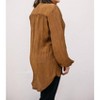 Women's CRINKLE SATIN SHIRT - b.young - 4 of 4