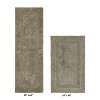 Lux Premium 100% Cotton Tufted Solid Reversible 2 Piece Bath Rug Set – Ultra-Soft, Water-Absorbent, Durable, Machine Washable Bathroom Rug - 2 of 4