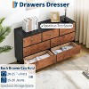Zstar Modern Chest of Drawers, Drawers Dresser with Large Storage Unit for Bedroom, Living Room, Hallway, Natural Oak - 2 of 4