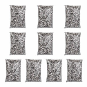 Yescom 20000 pcs Grommet Kit 1/4 inch Size #0 Eyelets and Washers Nickel for Hand Press Apparel Leather Printing Tarp - 1 of 2