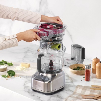 Breville Paradice 9 Cup Food Processor Brushed Stainless Steel: Dicing Kit, Mini Chopper, Baby Food Maker, 2 Speeds - Thumbnail 4