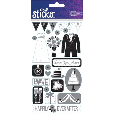 Sticko Stickers - Love You More, 14pcs