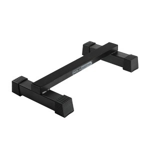 HolaHatha Calf Raise Bar for Leg Exercise, Fitness, and Strengthening Calf Muscles, Non Slip Steel Stretcher for Home Gym Equipment, Black - 1 of 4