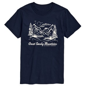 Men's - Instant Message - Smoky Mountains Tn Short Sleeve Graphic T-Shirt - 1 of 4