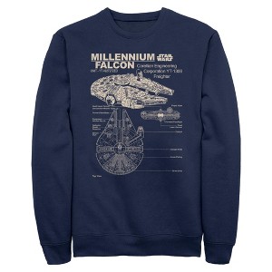 Mens Star Wars Corellian Freighter Sweatshirt - 1 of 4