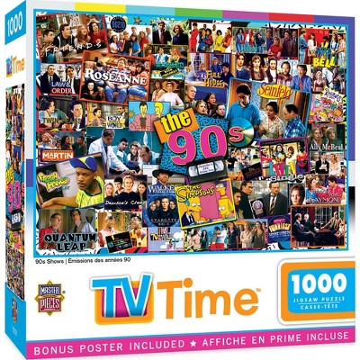 MasterPieces 1000 Piece Jigsaw Puzzle For Adults, Family, Or Kids - 90's Television Shows - 19.25"x26.75"