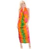 LA LEELA Women's Beachwear Summer Bikini Wraps Beach Wrap Sarong Coverups Skirt Swimsuit Swimwear Swim Cover Up for Women One Size Green,Tie Dye - 2 of 4