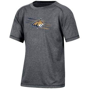 NCAA Montana State Bobcats Boys' Gray Poly T-Shirt