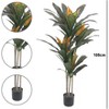 Artificial Dracaena Tree, 3.4FT Large Artificial Plants in Pot, Decorative Fake Dracaena Tree with Adjustable Branch for Home, Office - 3 of 4