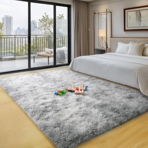 5x7 Area Rugs for Bedroom, Soft Fluffy Shaggy Rug for Living Room Kids Room Home Decor - 1 of 4
