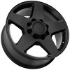OE Wheels LLC CV91B-20085-8180-44B1 Satin Black Wheel Painted (20 x 8.5 inches /8 x 180 mm, 44 mm Offset) - 2 of 4