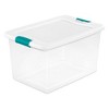 Sterilite 6 Qt Latch Storage Box,12 Pack, and 64 Qt Latch Storage Box, 6 Pack - image 2 of 4