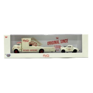 M2 Machines Auto Haulers 1957 Dodge COE & 1941 Willys Coupe Gasser Coca-Cola - 1 of 2