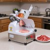 Meat Slicer, 12'' Carbon Steel Blade 550W Automatic Slicer - Adjustable Thickness 0~14mm for Commercial/Home Use - 4 of 4