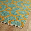 LunaLulinlk Turquoise Casual, Contemporary, Modern, Textured Loop Pile 5' x 7'9" Rectangle Area Rug - 2 of 4