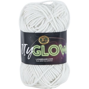 Lion Brand DIY Glow Yarn-Natural - 1 of 2