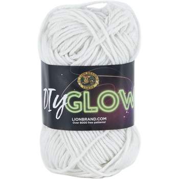 Lion Brand DIY Glow Yarn-Natural
