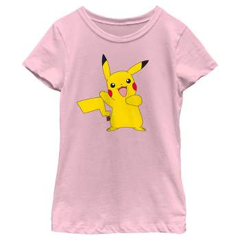 Girl's Pokemon Pikachu Happy Dance T-Shirt