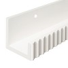Kate & Laurel All Things Decor Set of 2 Furrow Ledge Shelves White - 3 of 4