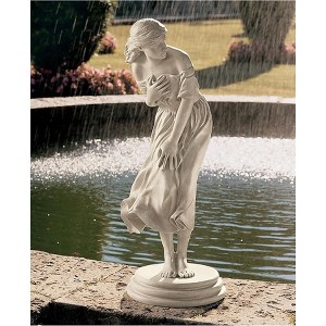 Design Toscano Windblown Sculpture: Antique Stone Finish - 1 of 4