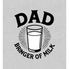Dad Bringer Of Milk Adult Crew Neck Short Sleeve Tee - 2 of 2