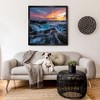 Courtside Market Rock Flow 30x30 Statement Piece - Framed Artboard - 2 of 2