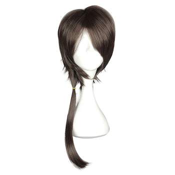 Unique Bargains Braided Women's Wigs 24" Brown with Wig Cap