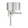 Livex Lighting 1 - Light Wall Light in  Brushed Nickel - 4 of 4