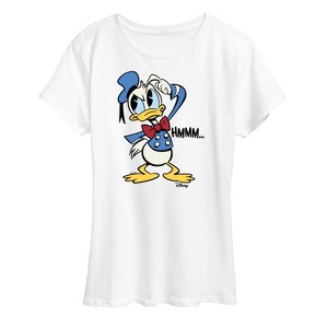 Women's - Disney - Donald Duck Short Sleeve Graphic T-Shirt - 1 of 4
