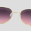 Anna-Kaci Elegant Gold - Rimmed Round Women's Polarized Sunglasses UV400 Protection - 4 of 4