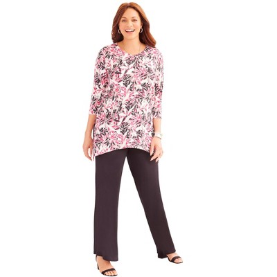 Catherines Women's Plus Size Anywear Fluid Tunic