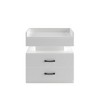 CAVINAS Modern Nightstand with Adjustable LED Strip Light 2-Drawer Bedside Table End Table for Bedroom - 4 of 4