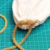 Bright Creations 36 Total Yards 5mm Twisted Gold Cord for Crafts, Gold Rope Ribbon for Sewing, Upholstery Trim, Household Decor, 2 Rolls, 18 Yds/Roll - image 4 of 4