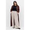 Women's Plus Size Goldie Longline Cardigan - cocoa | CITY CHIC - 2 of 4