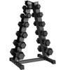 Dumbbell Rack Stand Only, Weight Rack Storage for Home Gym Dumbbells, Rubber Guard Protectors & Non-Slip Base, 800 LB Heavy Duty Steel - 2 of 4