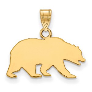 Black Bow Jewelry 10k Yellow Gold California Berkeley Golden Bears NCAA Small Pendant - 1 of 3