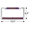 McKendree University Mascot Full Size Standard License Plate Metal Frame - 4 of 4