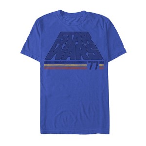 Men's Star Wars Logo Streaked 77 T-Shirt - 1 of 4