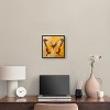 Art Remedy Golden Ochre Butterfly II Elegant Butterfly Wall Art Framed - 2 of 4