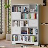 SOLACE FURNITURE 70" Tall Bookshelf with with 3 Bins Storage, 48" Wide Modern 5 Tier Bookcase for Living Room,Office - 2 of 4