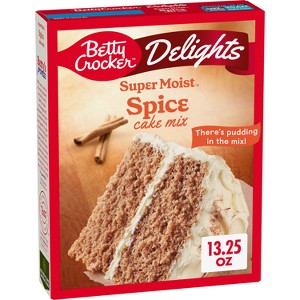 Betty Crocker Delights Spice Super Moist Cake Mix - 13.25oz - 1 of 4
