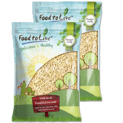 Blanched, Slivered Almonds - by Food To Live