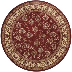 Oriental Weavers Ariana 117C3 Red/ Ivory Indoor Area Rug - 6' Round - 1 of 1