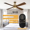 Parrot Uncle 52" Modern Natural Brass LED Ceiling Fans With Lights and Remote - 3 of 4