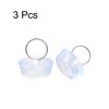 Unique Bargains Rubber Clear Hanging Ring Bathtub Kitchen Drain Stopper 3 Pcs - 3 of 4
