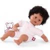 Gotz: Baby Doll with Brown Sleeping Eyes and Black Curly Hair to Wash & Style - 4 of 4