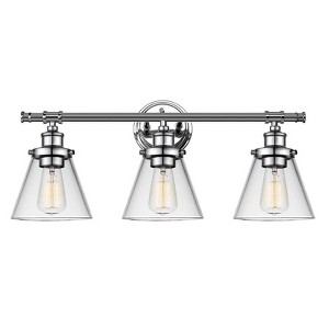Globe Electric Parker 3-Light Chrome Wall Sconce - 1 of 1