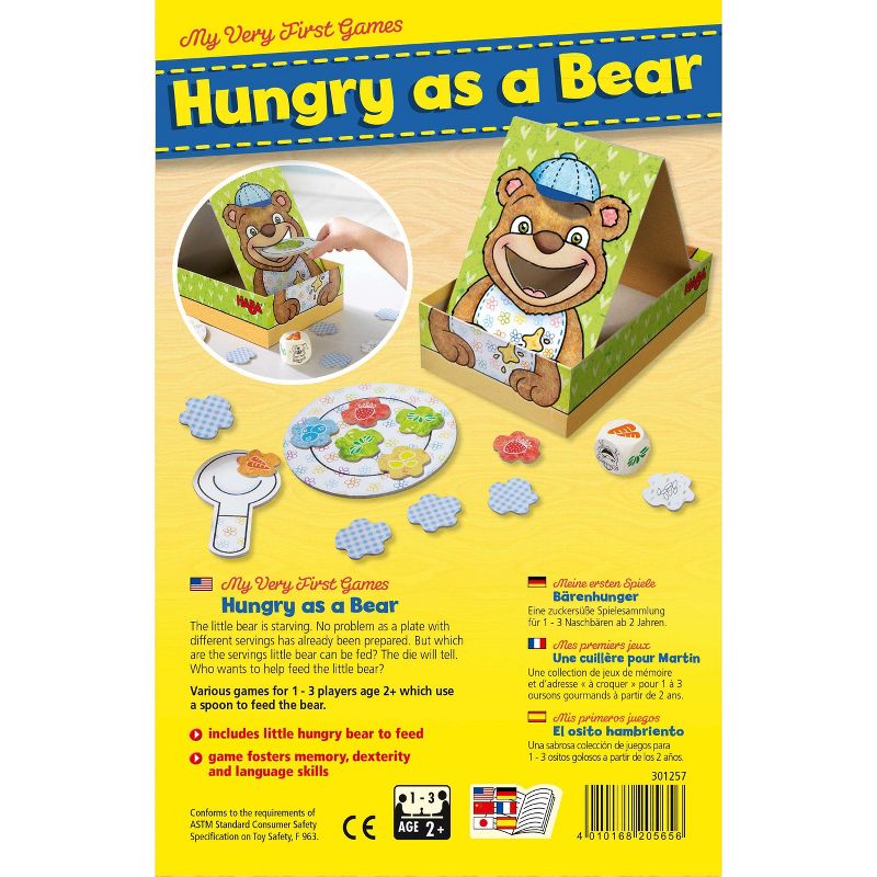 HABA My Very First Games - Hungry as a Bear - A Memory & Dexterity Game for Ages 2 and Up, 5 of 8