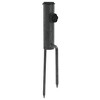 vidaXL Parasol Stand Black Galvanized steel Adjustable diameter - 2 of 2