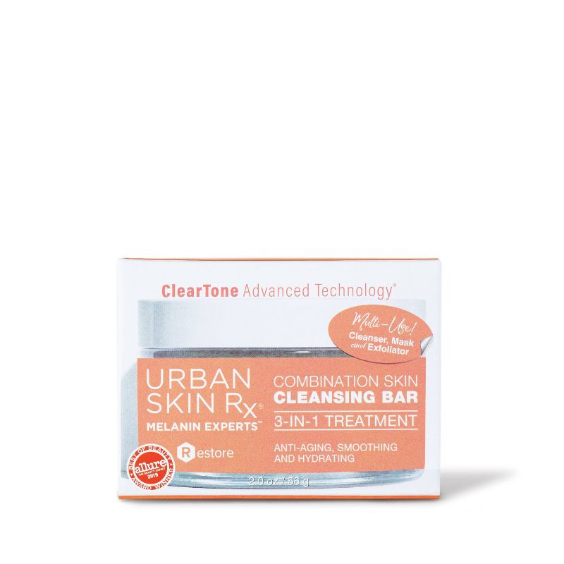 Urban Skin Rx 3-in-1 Combination Skin Cleansing Bar - 2oz, 4 of 13